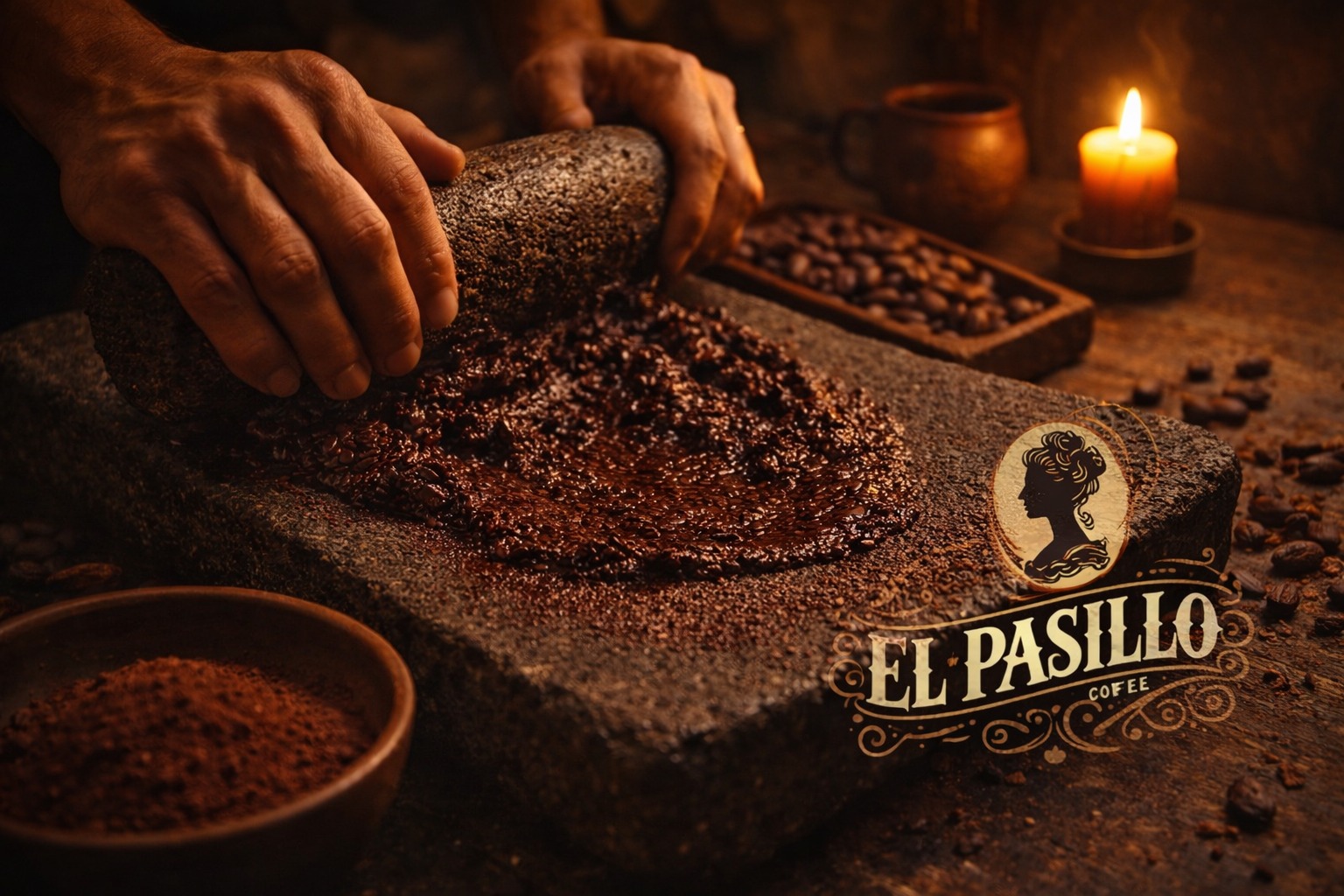 Proceso artesanal de chocolate El Pasillo